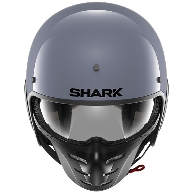 Casco Moto Jet In Fibra Shark S-DRAK 2 BLANK Grigio