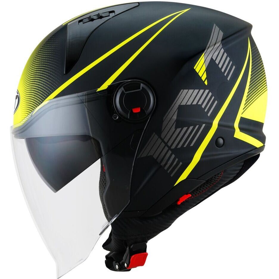 Casco Moto Jet KYT D-CITY COLORFUL Giallo