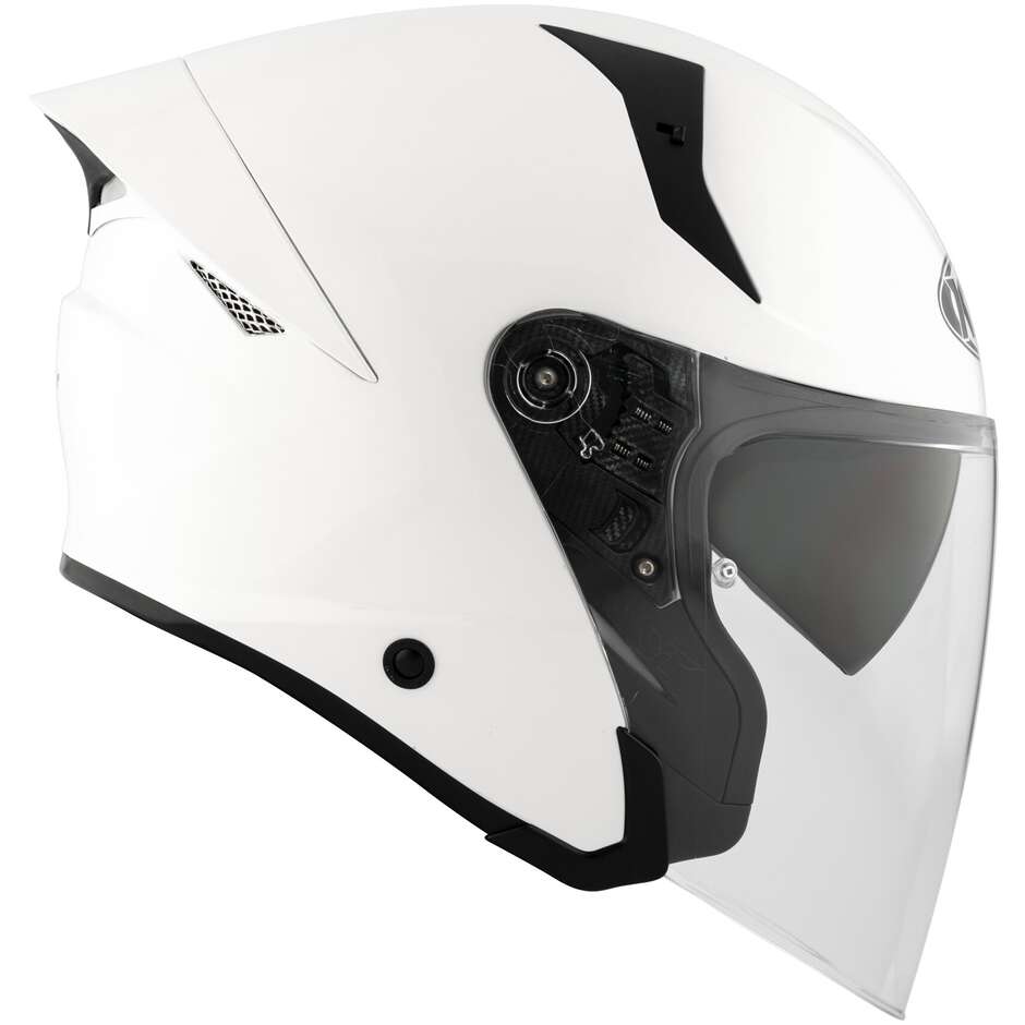 Casco Moto Jet KYT TTR-JET PLAIN Bianco