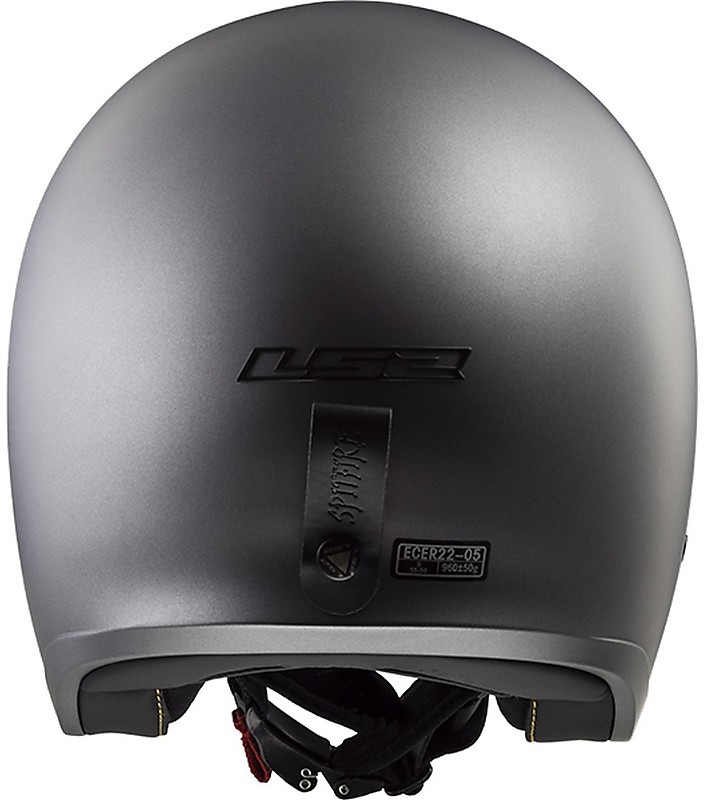 CASCO JET LS2 OF599 SPITFIRE SINGLE MONO MATT BLACK Taglia Int S