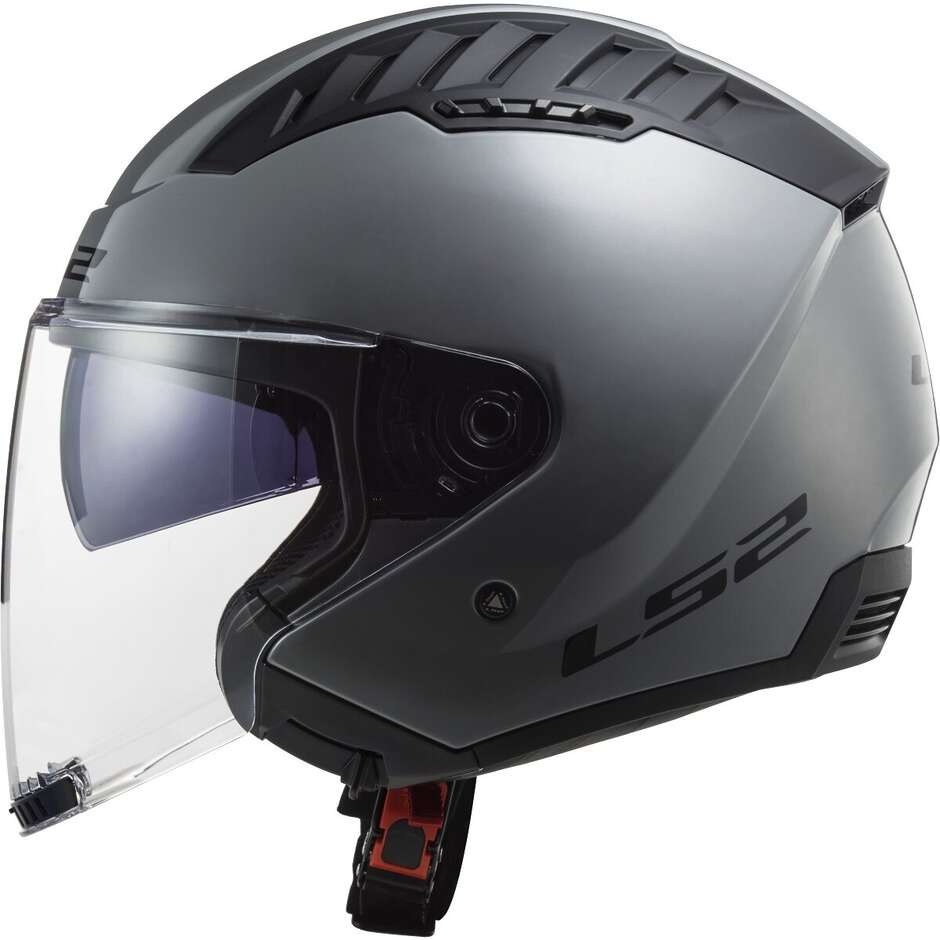 Casco Moto Jet  Ls2 OF600 COPTER II Nardo Grey Lucido