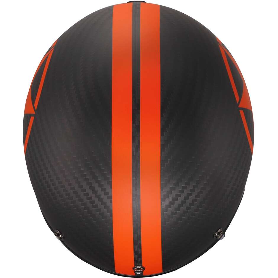 Casco Moto Jet LS2 OF601 BOB II C STAR Arancio