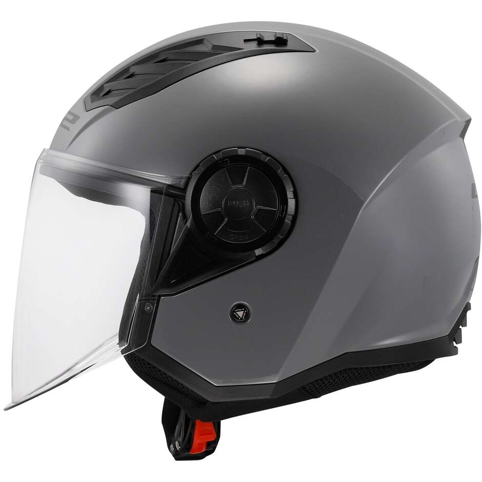 Casco Moto Jet Ls2 OF616 AIRFLOW 2 SOLID Nardo Grey Lucido