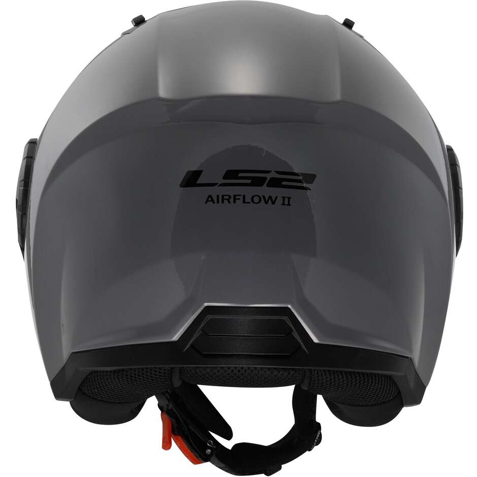 Casco Moto Jet Ls2 OF616 AIRFLOW 2 SOLID Nardo Grey Lucido