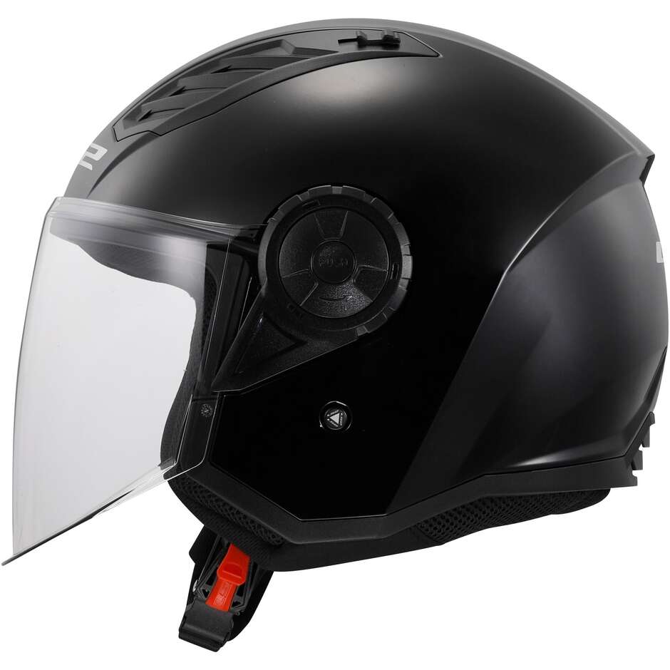 LS2 OF616 Airflow II Jethelm – ECE 22.06, HPTT-Schale, Belüftet, Schwarz Matt Ls2 Advent 2
