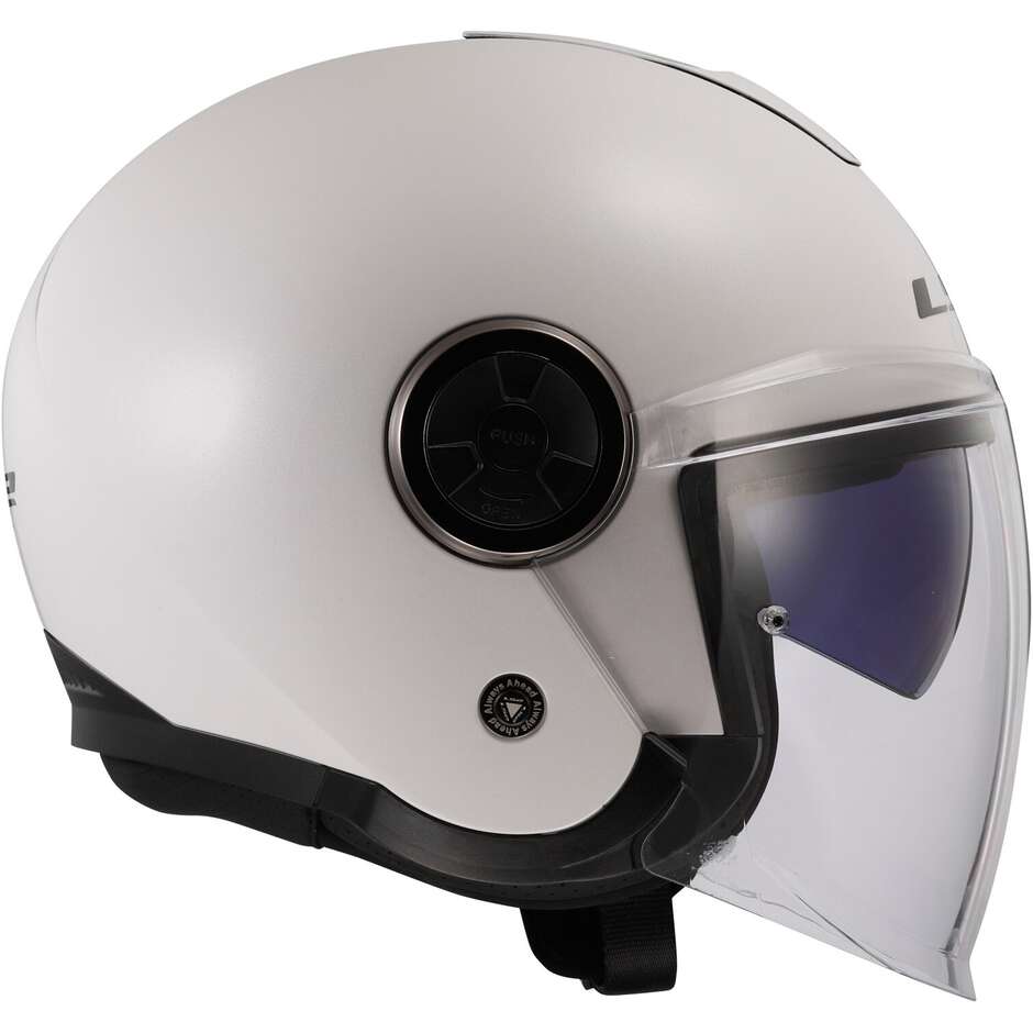 Casco Moto Jet  Ls2 OF620 CLASSY SOLID Bianco