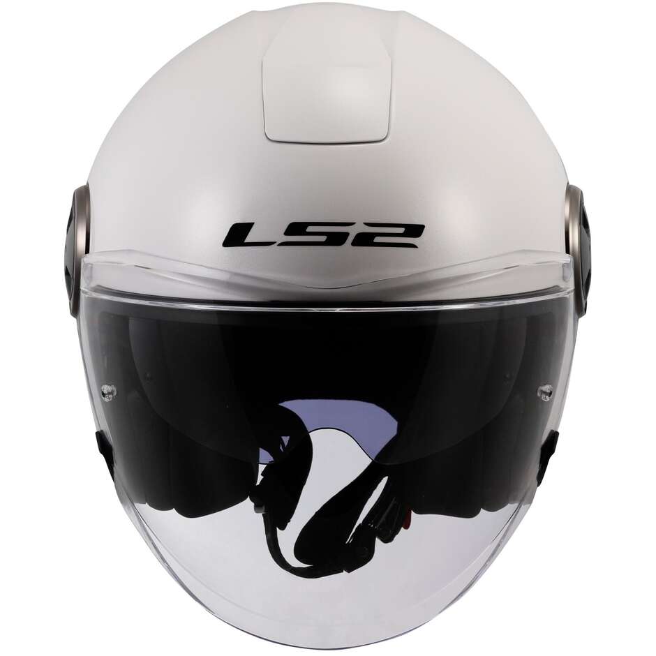 Casco Moto Jet  Ls2 OF620 CLASSY SOLID Bianco