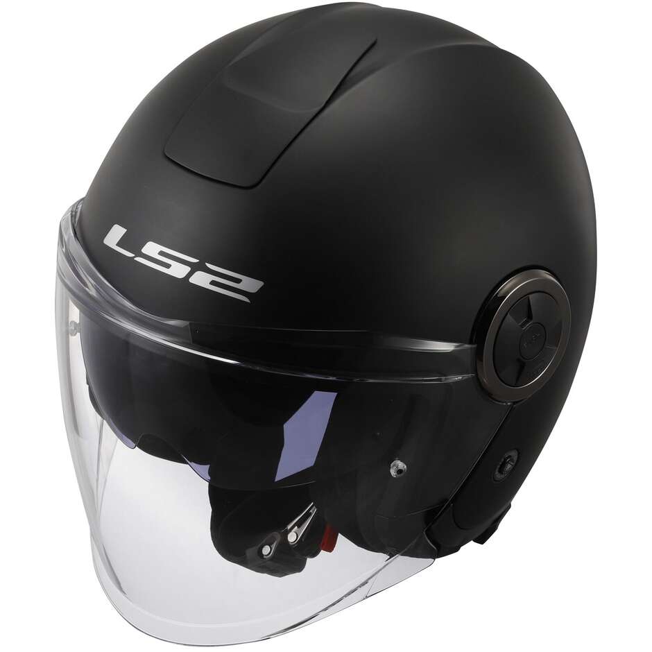Casco Moto Jet  Ls2 OF620 CLASSY SOLID Nero Opaco