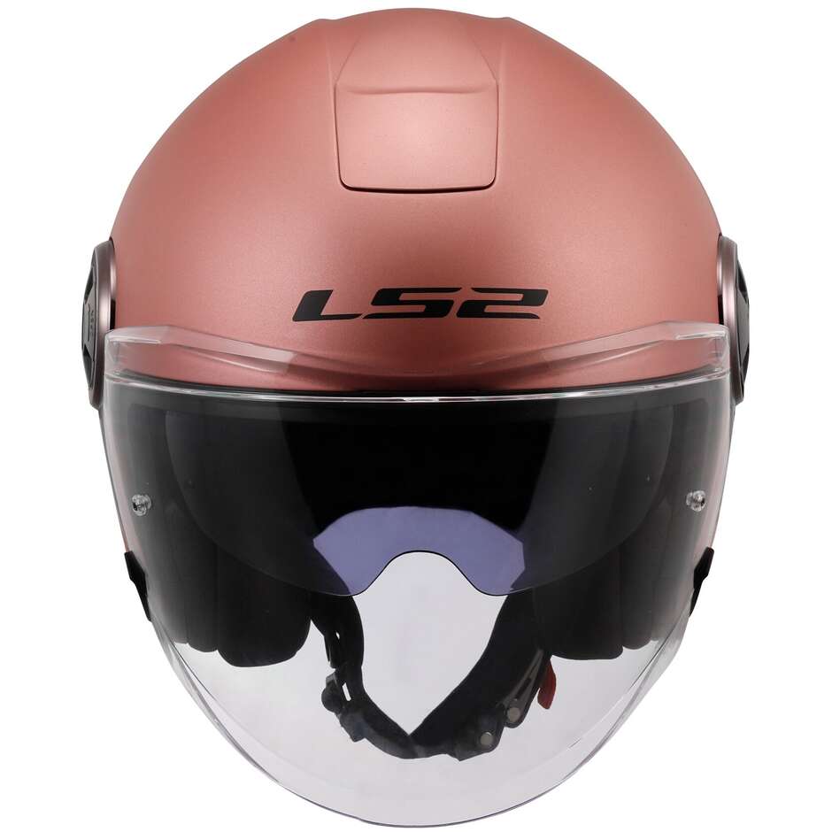 Casco Moto Jet  Ls2 OF620 CLASSY SOLID Rosa Opaco