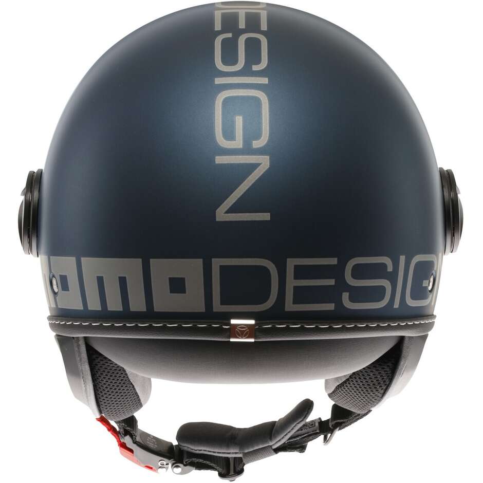 Casco Moto Jet Momo Design FGTR EVO Mono Avio Opaco Silver 