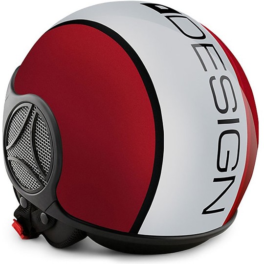 Casco Moto Jet Momo Design  Minimomo Bordeaux Antracite Lucido