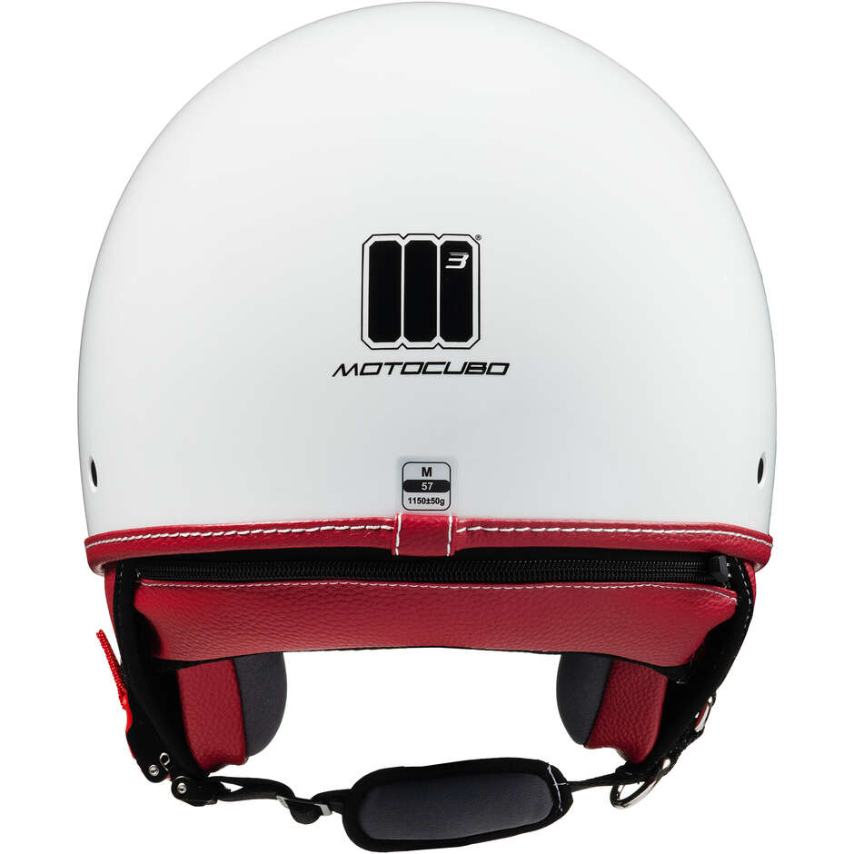 Casco Moto Jet Motocubo 717 BEETLE Bianco Lucido (22.06)