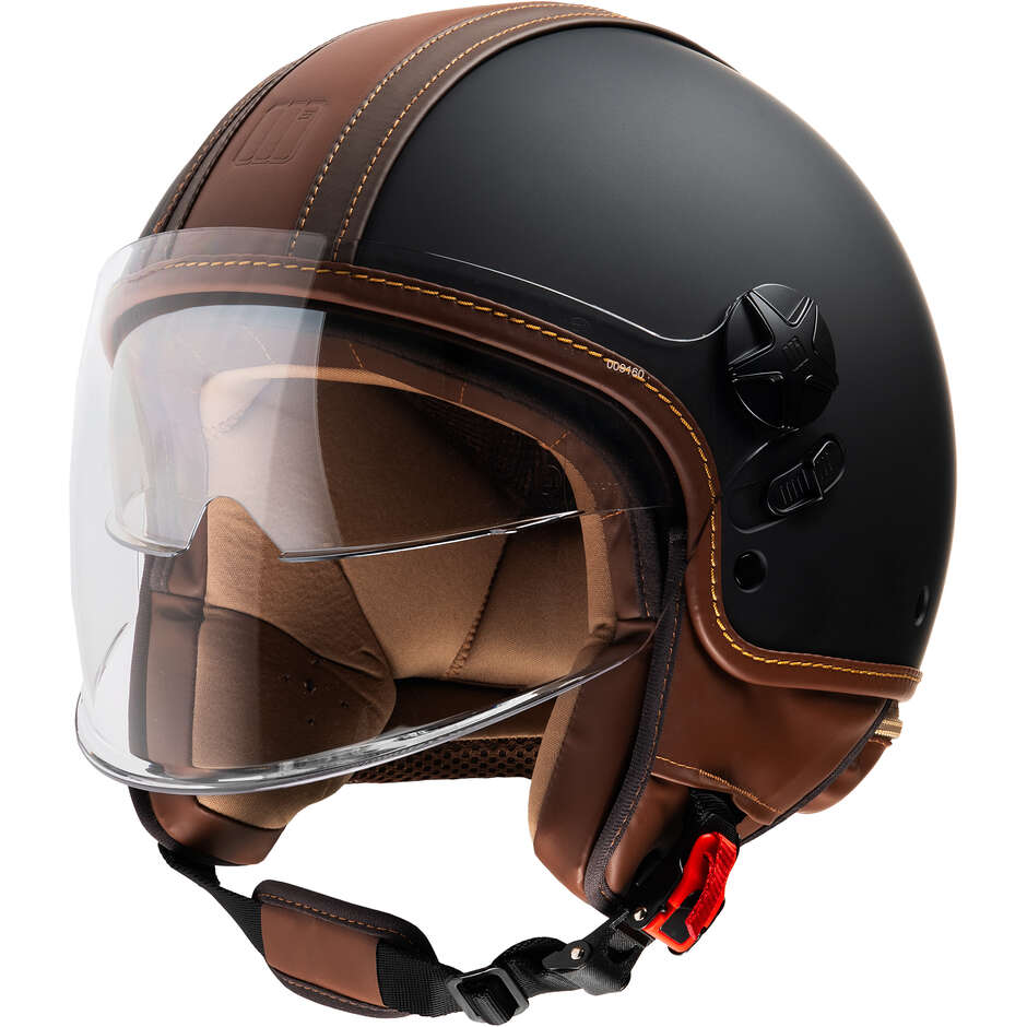 Casco Moto Jet 727 TOP CUBE Nero Opaco (22.06) taglia S