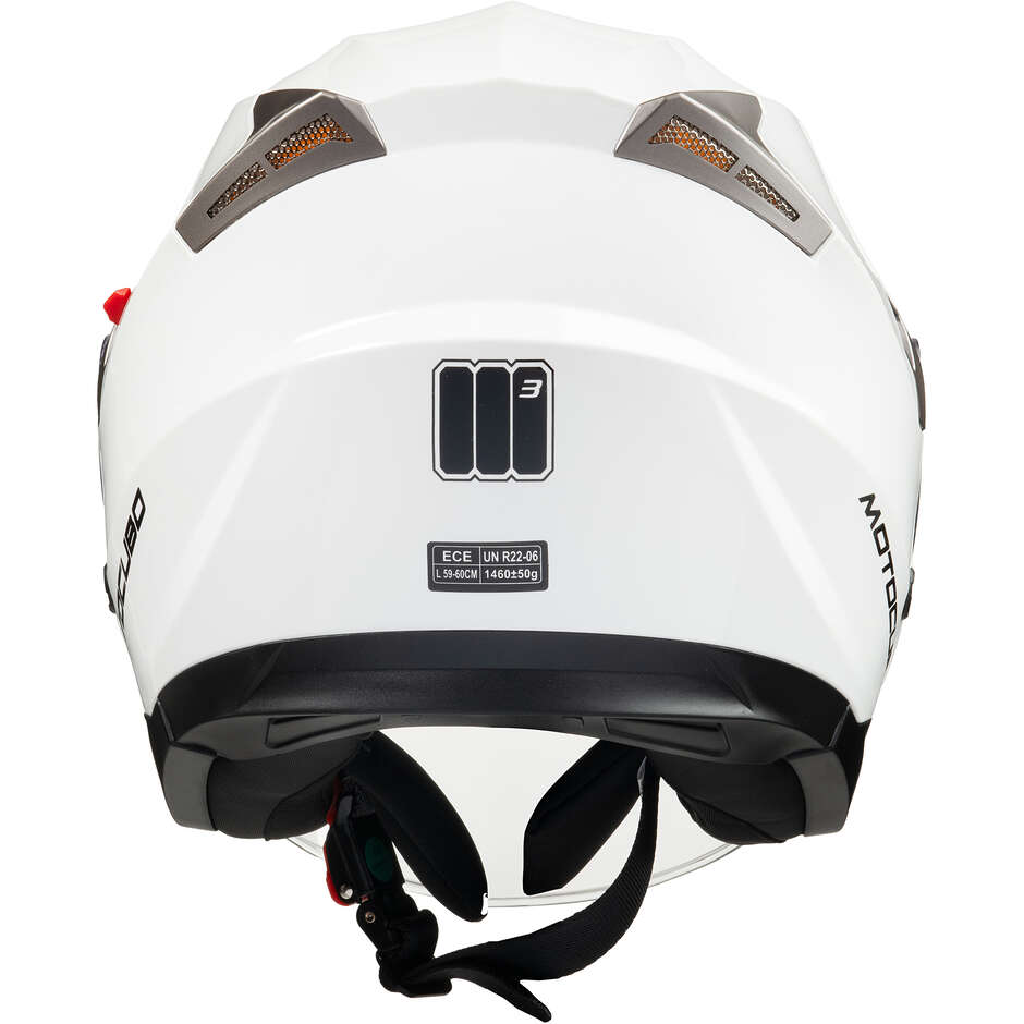 Casco Moto Jet Motocubo 804 JET TOURER Bianco (22.06)