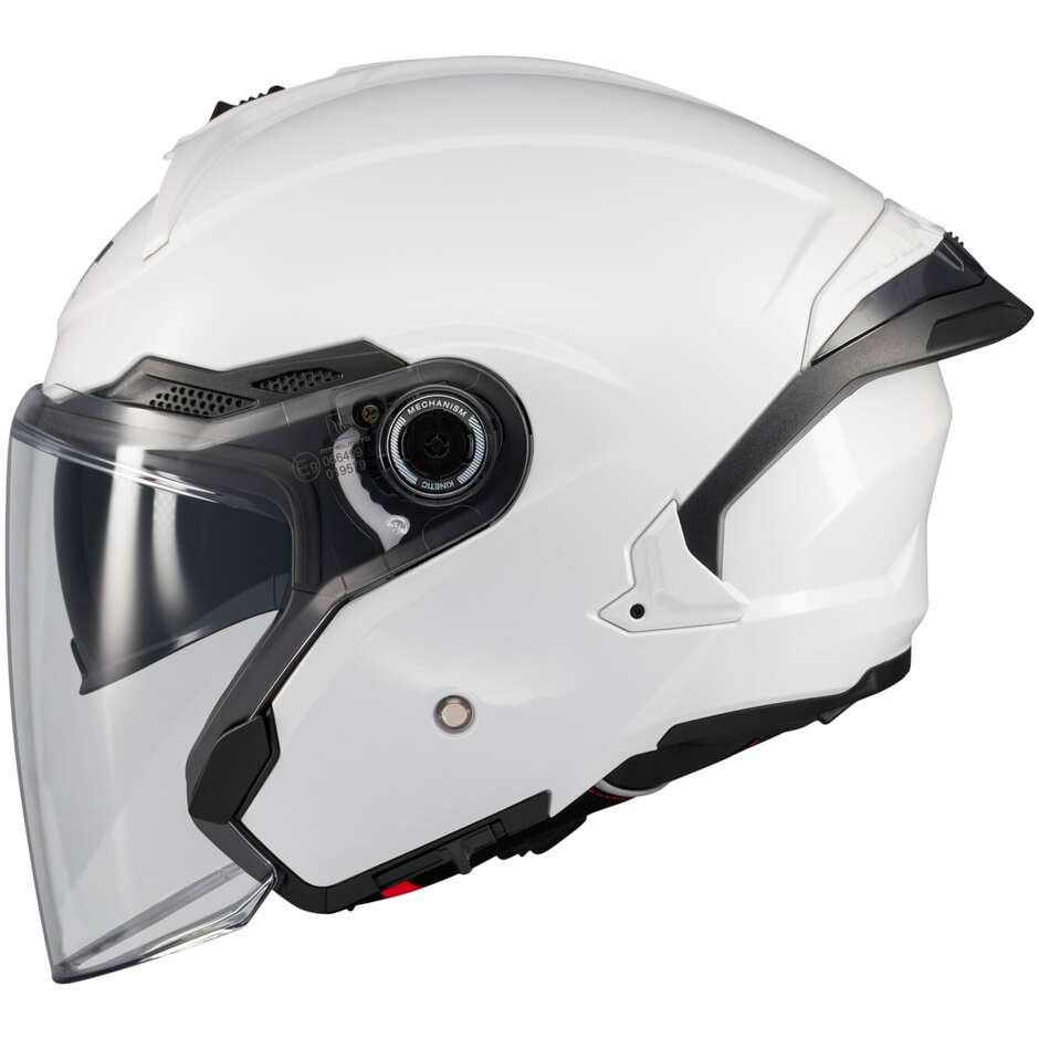 Casco Moto Jet COSMO SV PURE A0 Bianco Lucido taglia S