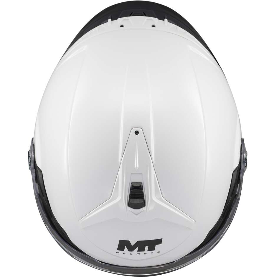 Casco Moto Jet Mt Helmets COSMO SV PURE A0 Bianco Lucido