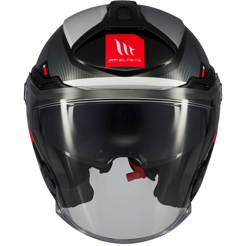 Casco Moto Jet MT Helmetss COSMO SV SILENCE B2 Lucido