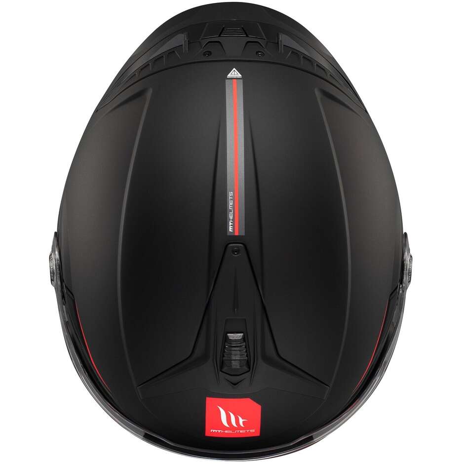 Casco Moto Jet MT Helmetss COSMO SV SOLID A1 Opaco Nero