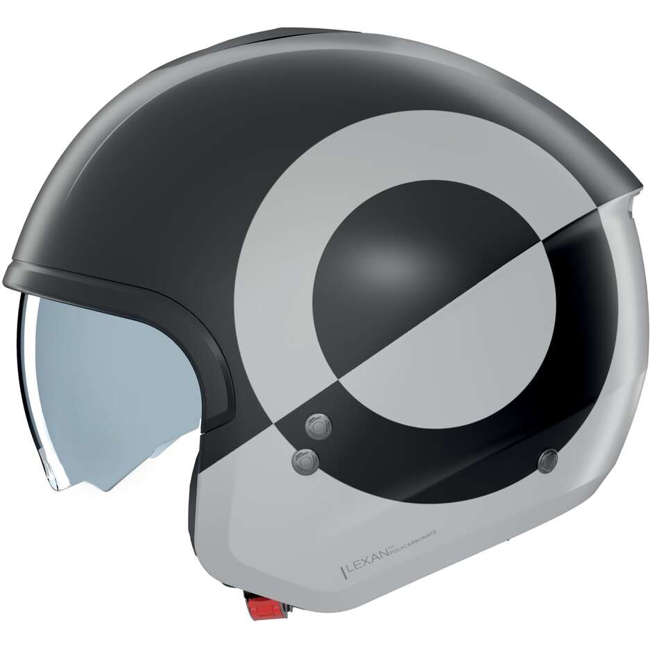 Casco Moto Jet Nolan N20-2 VICEVERSA 344 Nero Bianco Opaco