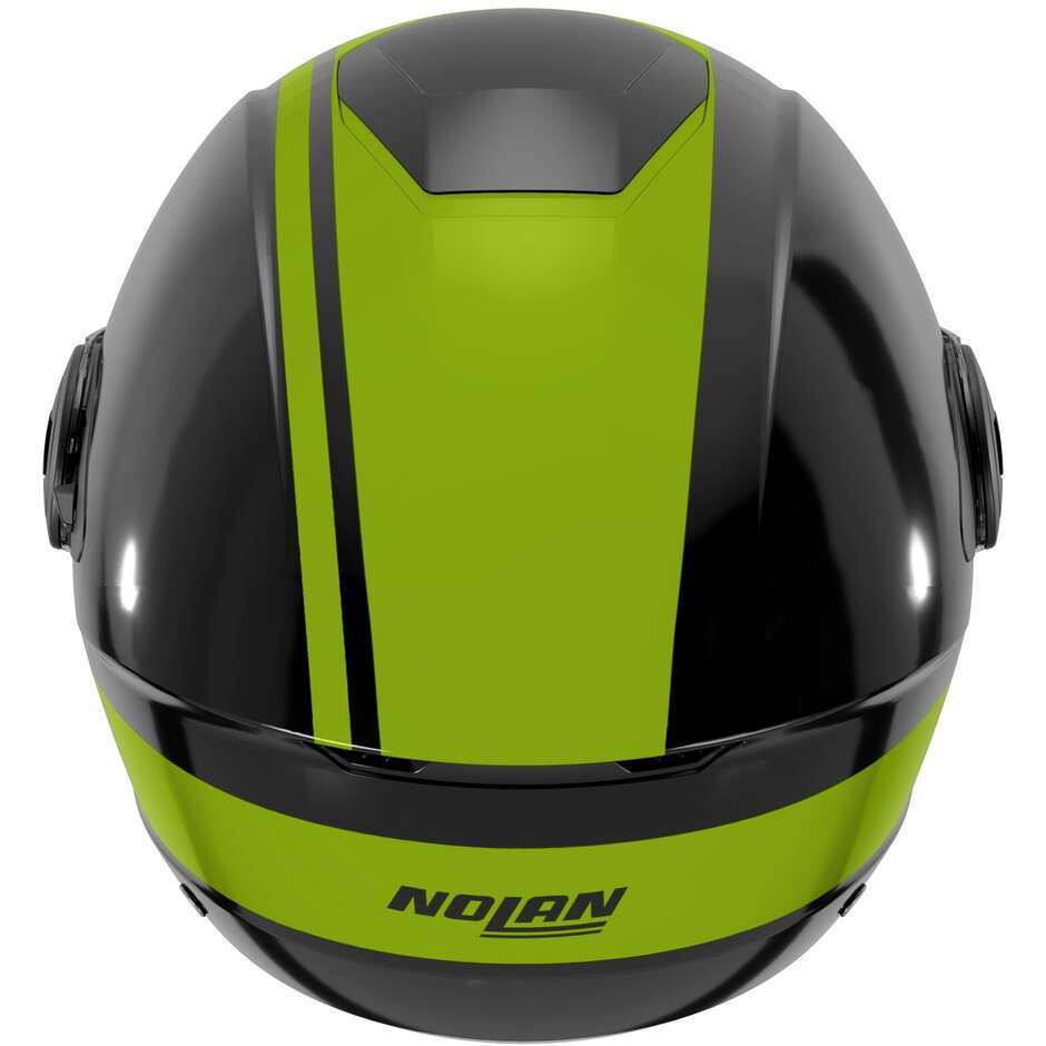 Casco Moto Jet Nolan N20-2 VISOR DOLCE VITA 352 Nero Verde Impulso Lucido
