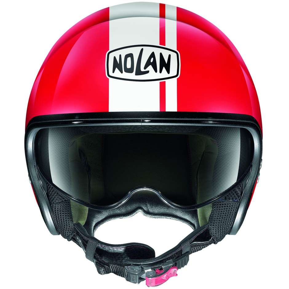 Casco Moto Jet Nolan N21 DOLCE VITA 104 Corsa Rosso Lucido