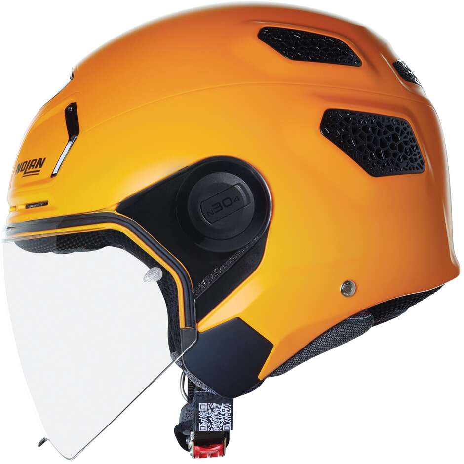 Casco Moto Jet Nolan N30-4 T CLASSICO 310 Arancio Opaco