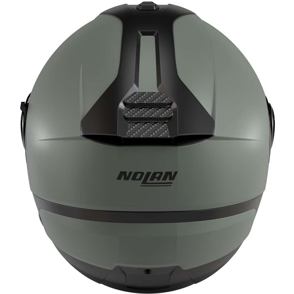 Casco Moto Jet Nolan N40-5 06 CLASSICO NOBILE 337 Verde Grigio Opaco