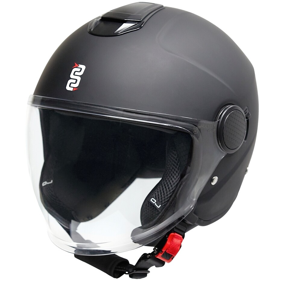 Casco Moto Jet OJ SOGNO Nero Opaco taglia S