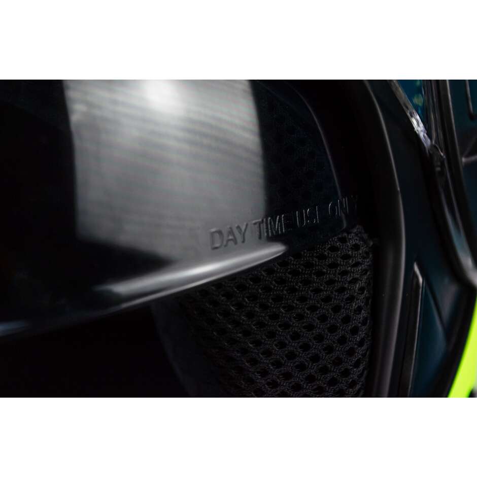 Casco Moto Jet One ALFA 2.0 Nero Giallo Fluo 