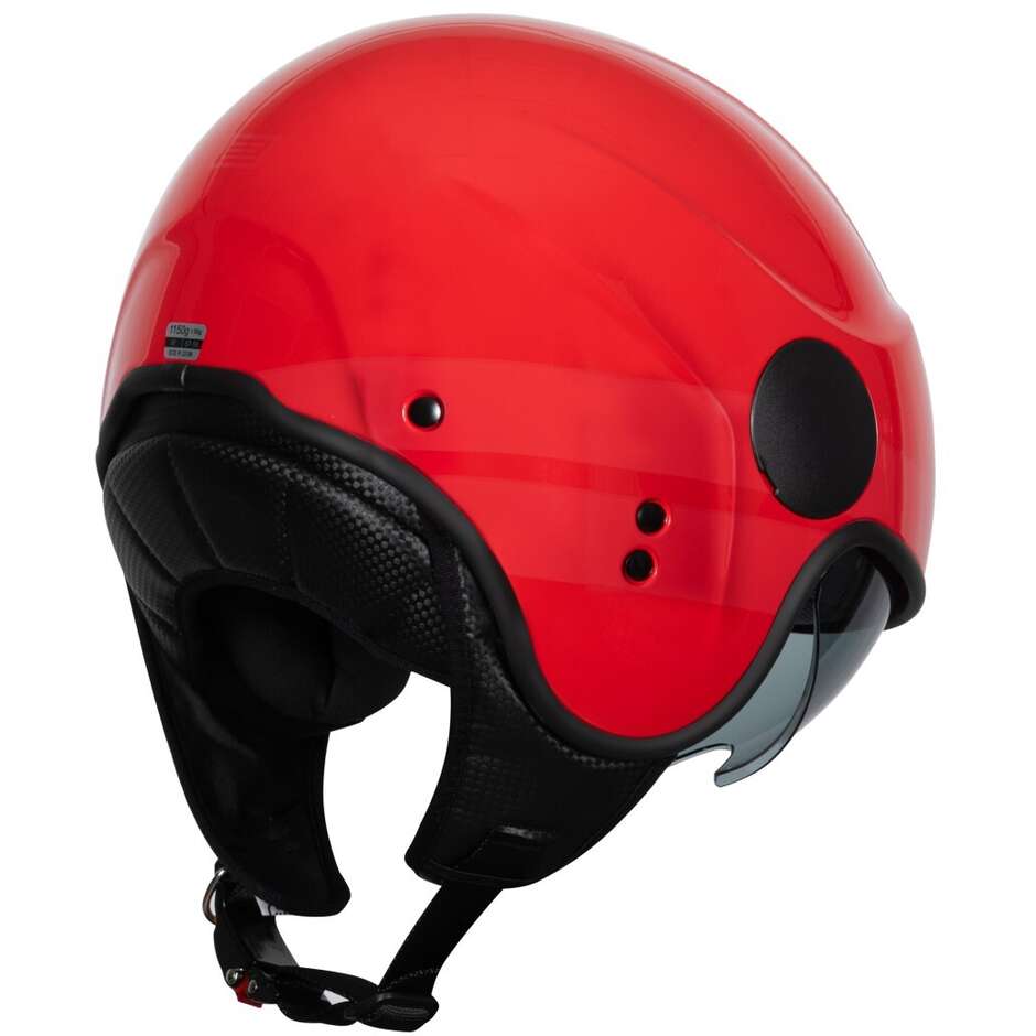 Casco Moto Jet ORIGINE SIERRA DISCOVERY Rosso Lucido 22.06