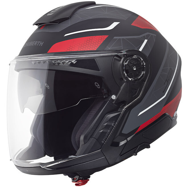 Casco Moto Jet J2 SIGMA Rosso taglia 3XL