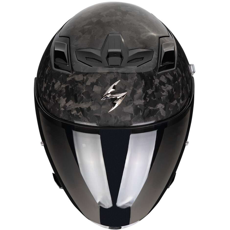 Casco Moto Jet Scoprion EXO-Z1 CARBON ONYX Nero