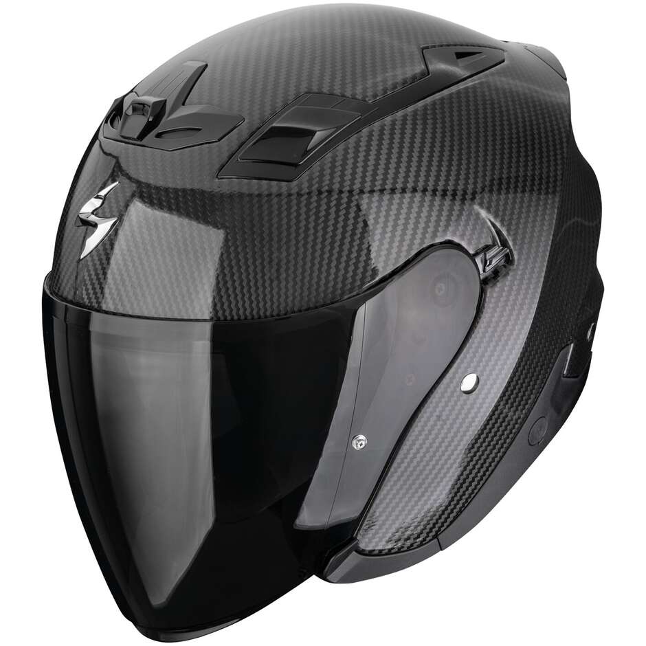 Casco Moto Jet Scoprion EXO-Z1 CARBON SOLID Nero taglia XL