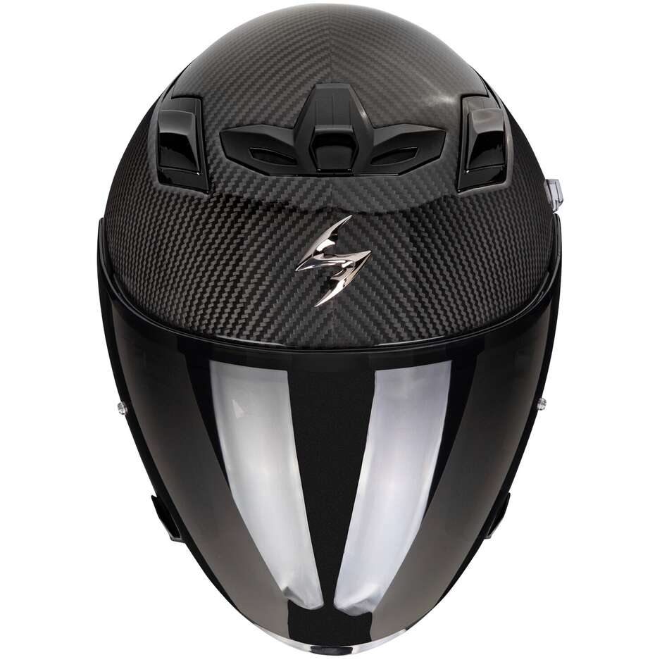 Casco Moto Jet Scoprion EXO-Z1 CARBON SOLID Nero