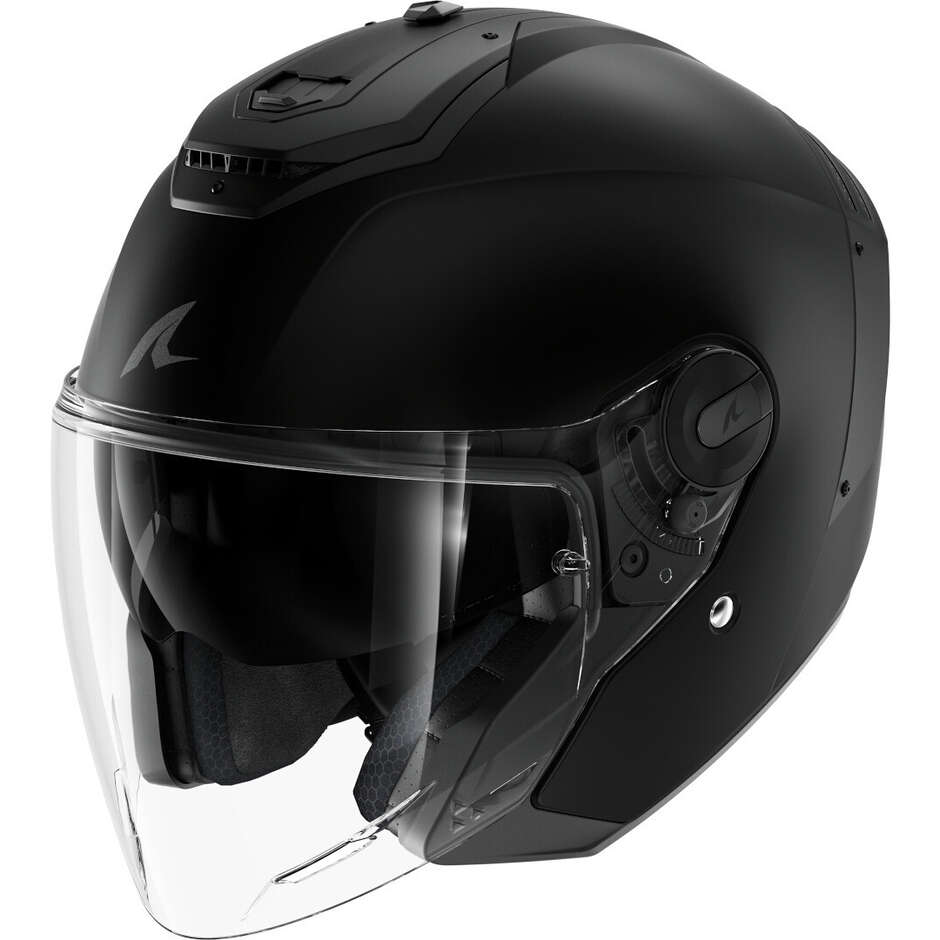 Casco Moto Jet RS JET BLANK Mat Nero Opaco taglia XL
