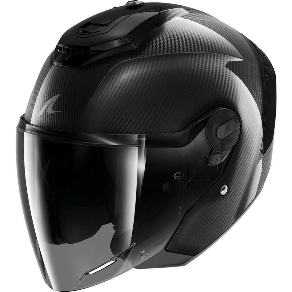 Casco Moto Jet Shark RS JET FULL CARBON Carbonio Antracite Carbonio