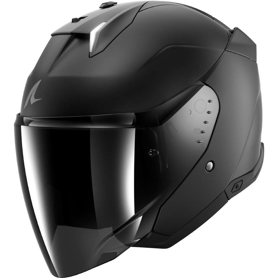 Casco Moto Jet Shark SKWAL i3 JET DARK SHADOW Mat Nero Opaco