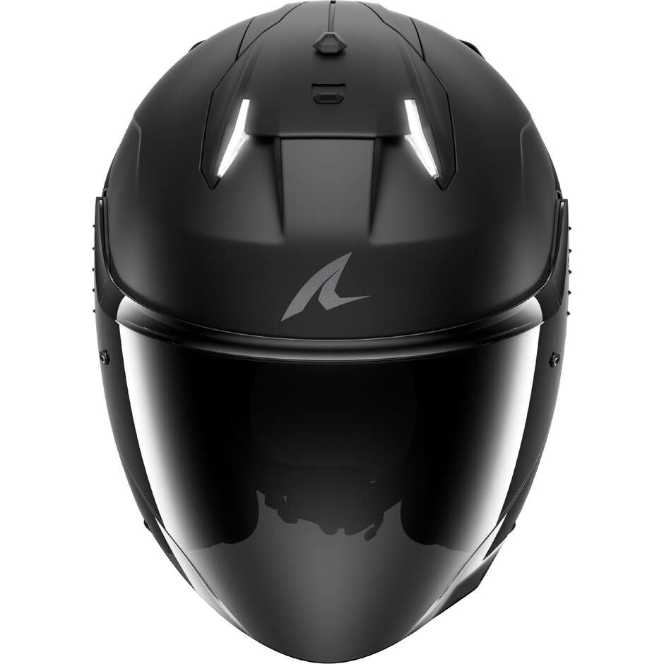Casco Moto Jet Shark SKWAL i3 JET DARK SHADOW Mat Nero Opaco