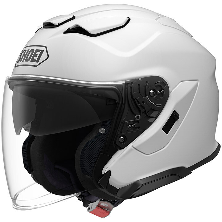 Casco Moto Jet J-CRUISE 3 Mono Bianco Lucido taglia S
