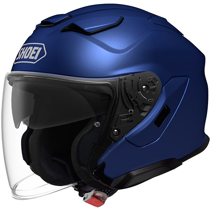Casco Moto Jet J-CRUISE 3 Mono Blu Opaco taglia XS