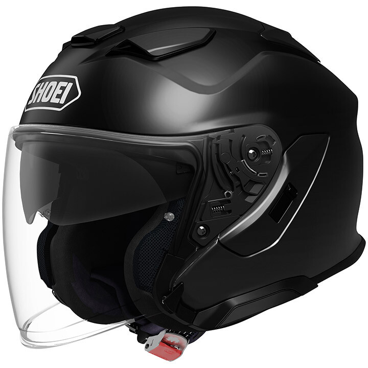Casco Moto Jet J-CRUISE 3 Mono Nero Lucido taglia XS