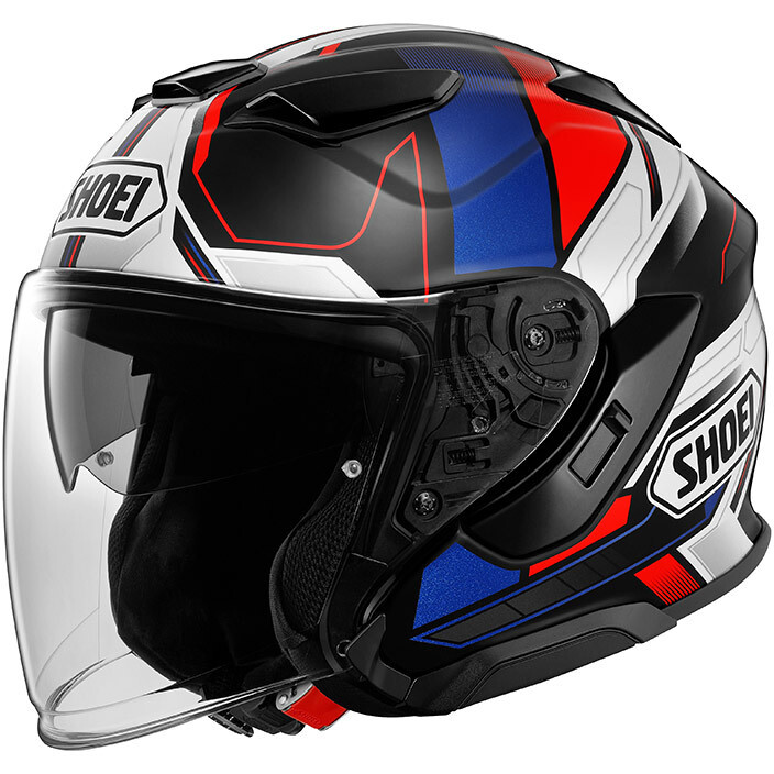 Casco Moto Jet J-CRUISE 3 Whizzy TC-10 Bianco Rosso Bl taglia 2X