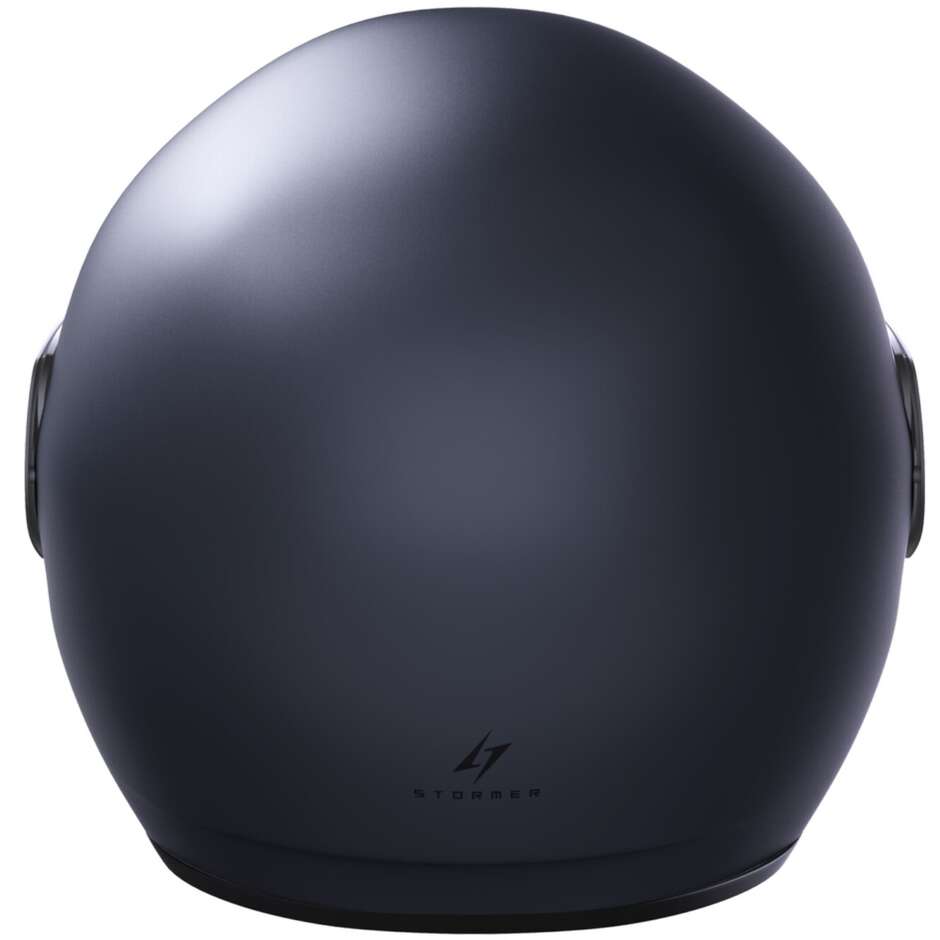Casco Moto Jet Stormer SUN 2.0 Solid Grigio Gun Metal Opaco