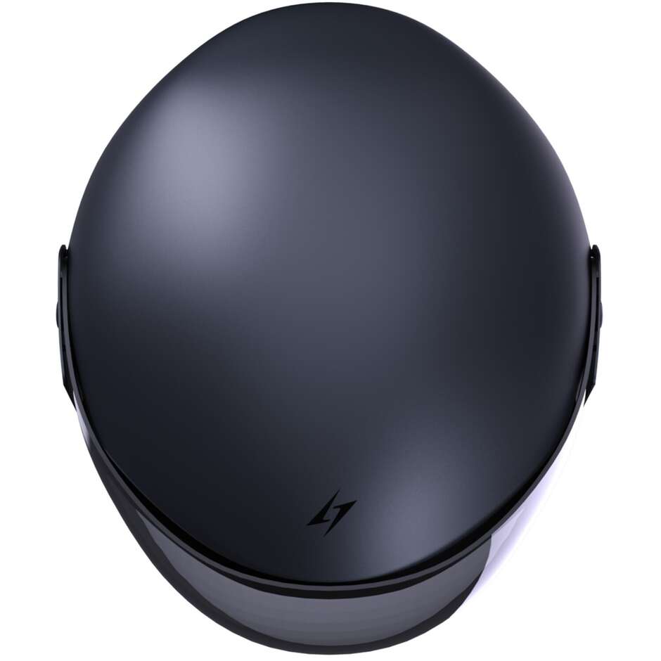 Casco Moto Jet Stormer SUN 2.0 Solid Grigio Gun Metal Opaco