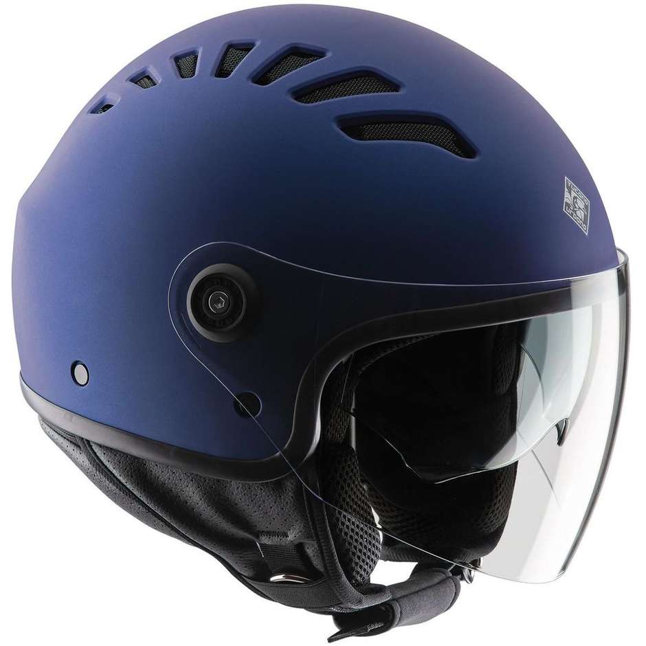 Casco Moto Jet Tucano Urbano 1230 EL TOP Blu Infinito Opaco