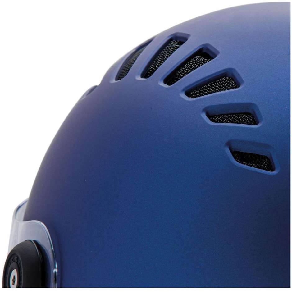 Casco Moto Jet Tucano Urbano 1230 EL TOP Blu Infinito Opaco