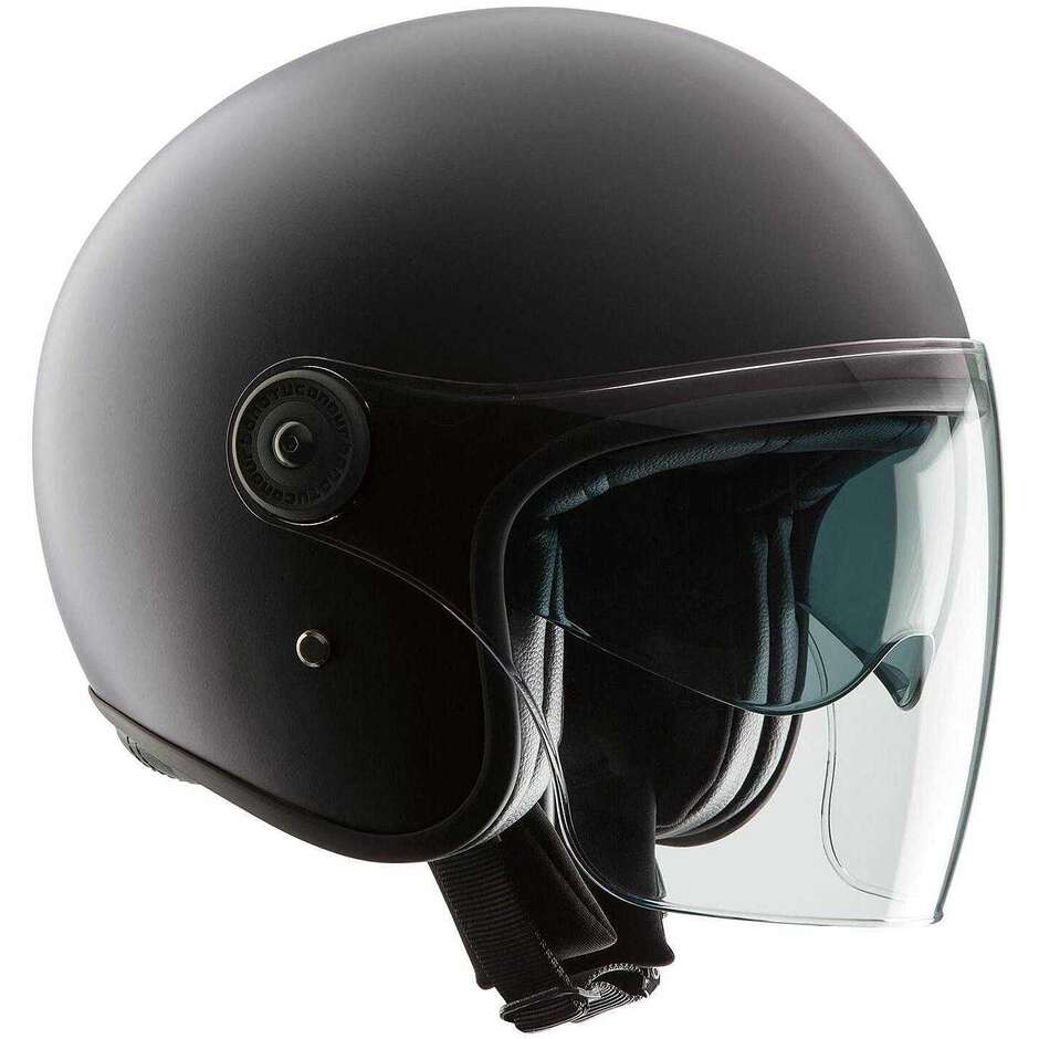 Casco Moto Jet Tucano Urbano 1302 EL FAST In Fibra Grigio Carbone Opaco