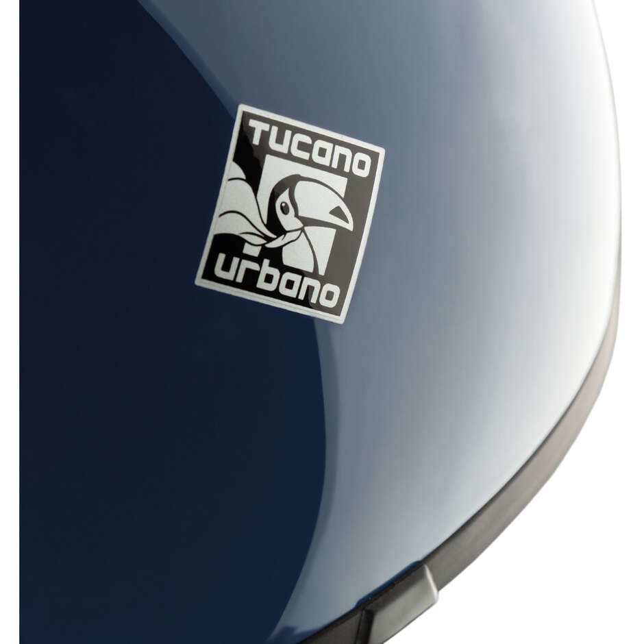 Casco Moto Jet Tucano Urbano C1000 EL'JETTIN 6.0 Glossy Dark Blue