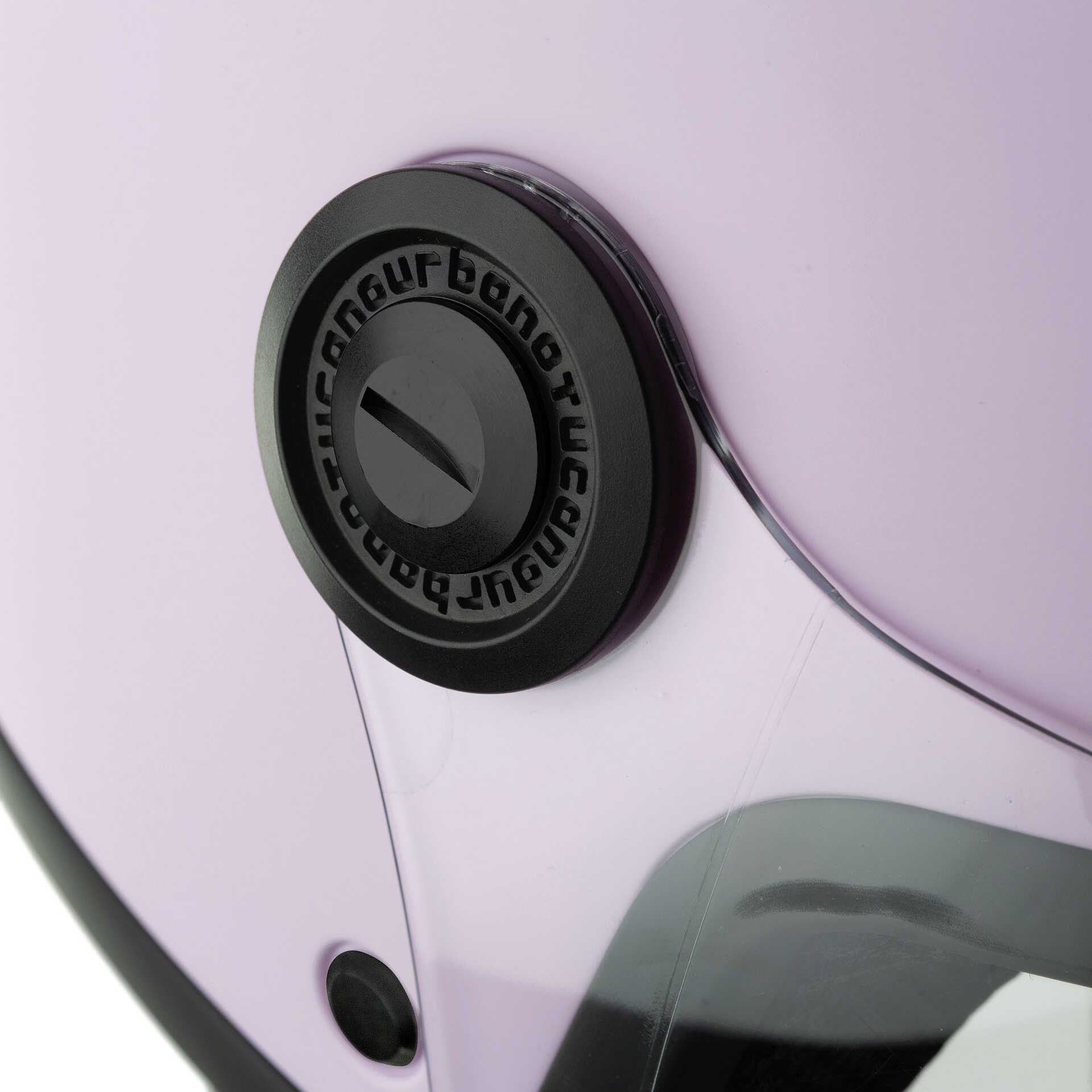 Casco Demi-Jet Tucano El'Jettin 6.0 - Omologazione ECE 22.06, Design Slim Fit, Colore Lavanda Viola - Foto 12