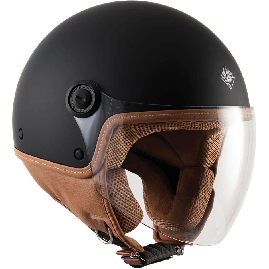 Casco Moto Jet C1000 EL'JETTIN 6.0 Nero Opaco taglia XS